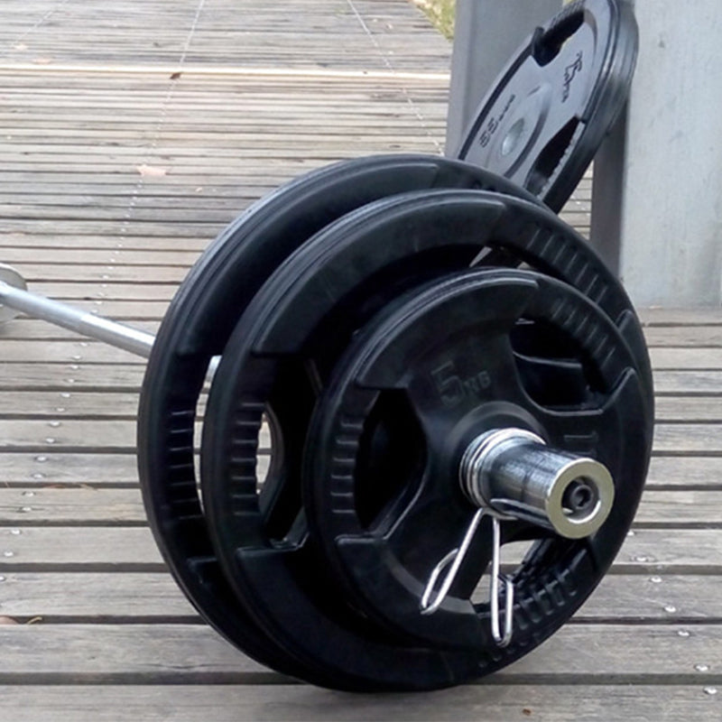 Free Weight Rubber Coated Tri-Grip Weight Plate