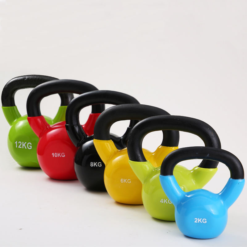 Colorful Vinyl Dumbbell Kettlebell