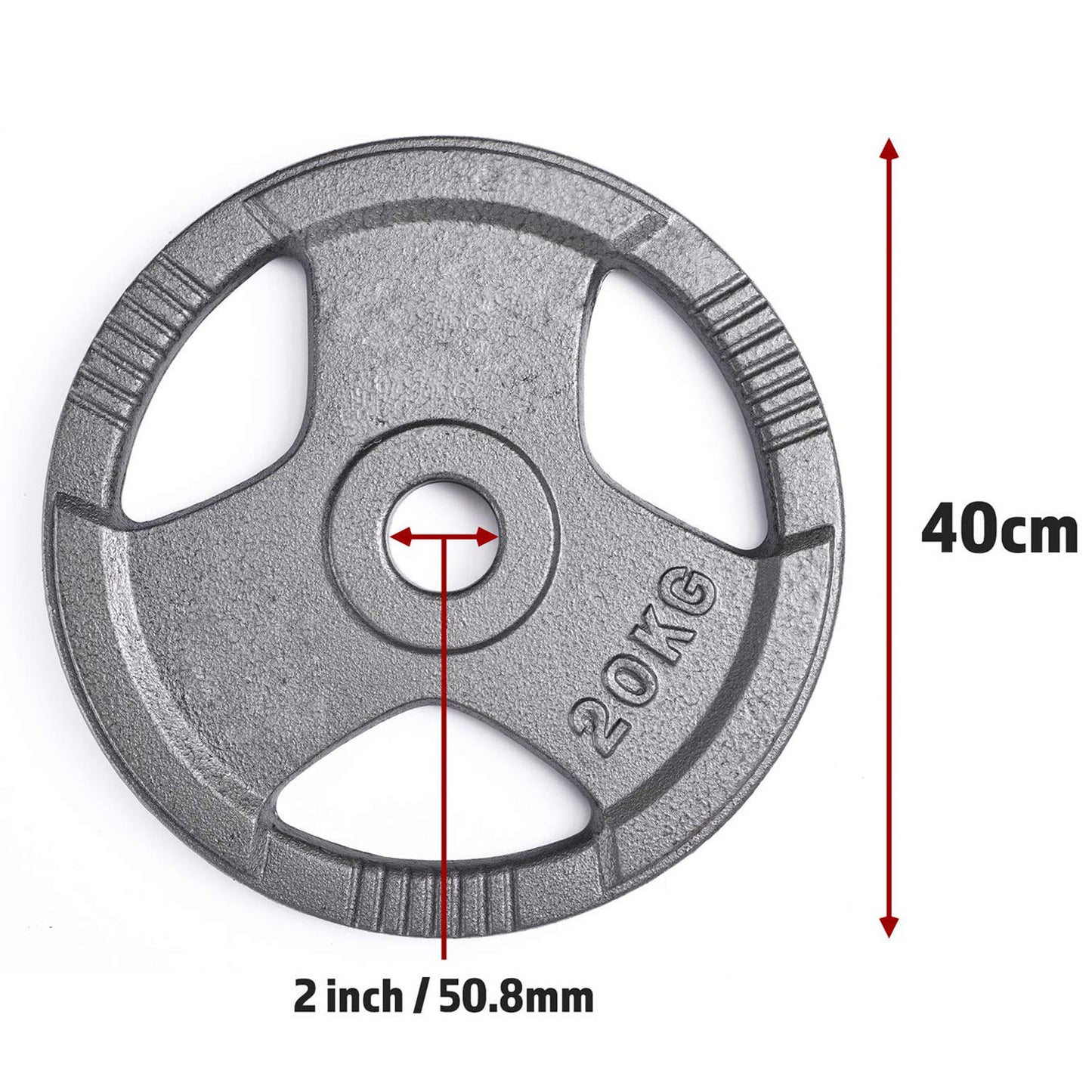 2 Inch Diameter Barbell Cast Iron Weight Plates