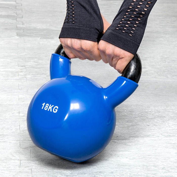 Colorful Vinyl Dumbbell Kettlebell