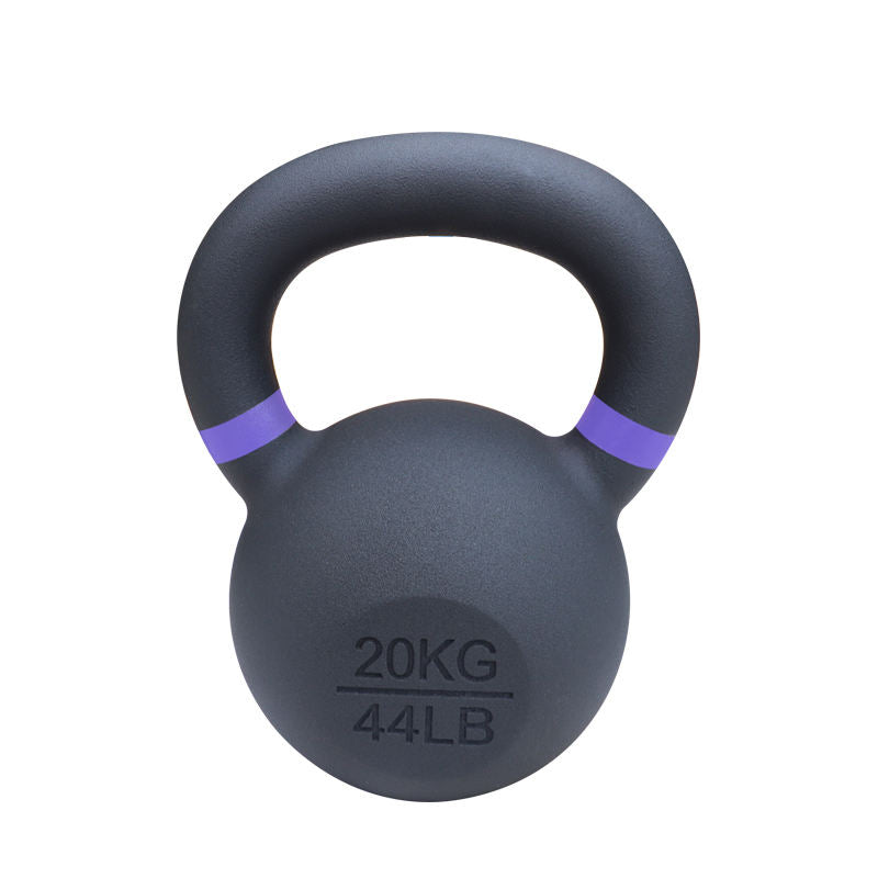 24kg Powder Coated Cast Iron Kettlebell