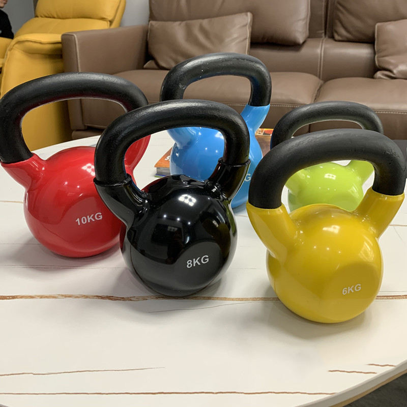 Colorful Vinyl Dumbbell Kettlebell