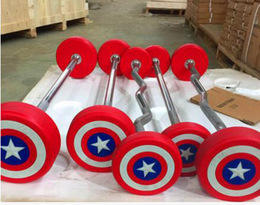 captain america dumbbell